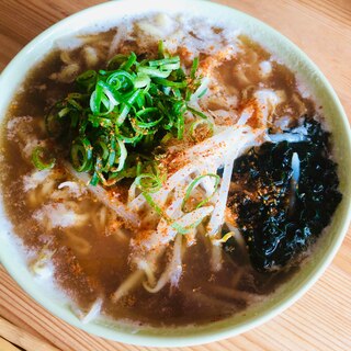 味噌もやしわかめラーメン